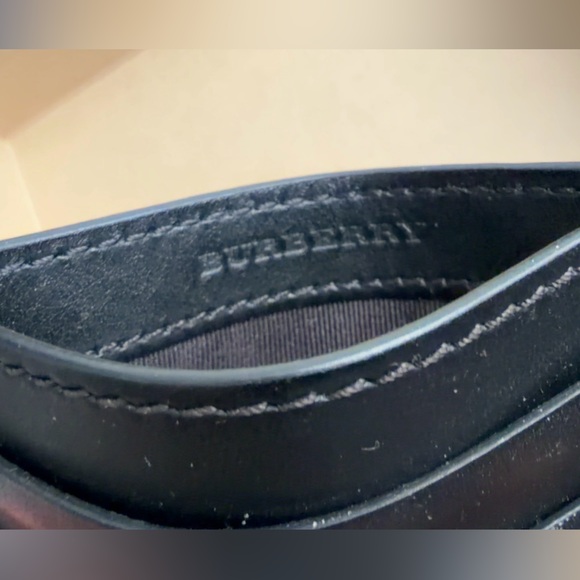 Burberry Checkered Black and Brown Card Holder - Picture 4 of 4